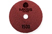 Алмазный гибкий шлифовальный круг MKSS Toolbox MK2604 АГШК Ø100 Р1500 для мокрой полировки MKSS MK26041500