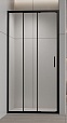 Душевая дверь Vincea Альфа (Alpha) VDS3-3AL100CLB 100x195 черный, прозрачная