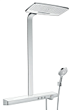 Душевая стойка Hansgrohe Rainmaker Select 420 2jet Showerpipe 27168400 с термостатом