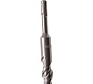 Бур по бетону, двойная спираль, Cobalt W-tip (22x460 мм; SDS PLUS) Denzel 705054