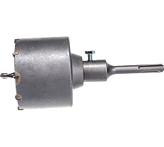 Коронка по бетону в сборе (80х60 мм; М22; SDS-plus) Сибртех 703327