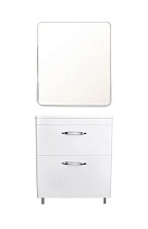 Тумба с раковиной Style Line Каре Люкс 70 см напольная, белый