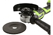 Аккумуляторная угловая шлифовальная машина GreenWorks GD24AG 3200207