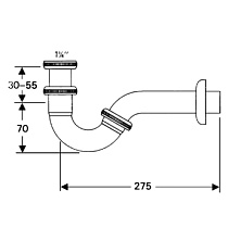 Сифон для биде Hansgrohe 55237000