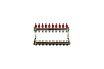 Коллекторный блок для теплого пола 1x3/4EU отв.-10 Gekon GK 74110