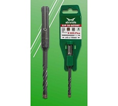 Бур по бетону и кирпичу 4 кромки 8x350 мм, SDS-Plus MD-STARS MD-B4C8Х350