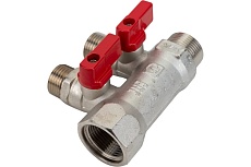 Коллектор с регулирующими вентилями 1х2 вых. Евроконус 3/4 Valtec VTc.560.NE.060502