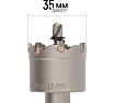 Коронка кольцевая с карбидными вставками Профи 35 мм FIT IT 36835
