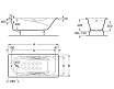 Чугунная ванна Roca Malibu 150x75 см с отверстиями под ручки, арт.2315G000R