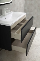 Мебель для ванной Art&Max Bianchi 100 см, серый матовый