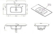 Тумба с раковиной BelBagno Kraft 39-700 70 см Cemento Grigio