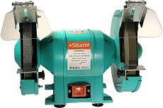 Точильный станок Sturm 200х20х16 мм, 400 Вт, 2950 об/мин, адаптирован для доп.насадок BG60202U