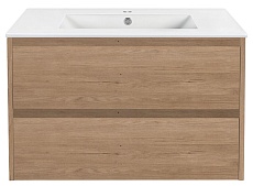 Тумба с раковиной Vincea Gio new 80 см N.Oak