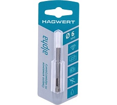 Сверло алмазное по керамограниту и керамике 6 мм HAGWERT 576206