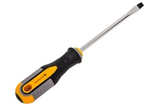 Шлицевая отвертка GREPP SL8*150мм, CrV, 3х-компонентная рукоятка 201-010