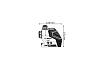 Линейный лазерный нивелир Bosch GLL 3-80 P + BM1 новый + LR2 в L-Boxx 0.601.063.30A