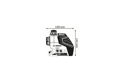 Линейный лазерный нивелир Bosch GLL 3-80 P + BM1 новый + LR2 в L-Boxx 0.601.063.30A