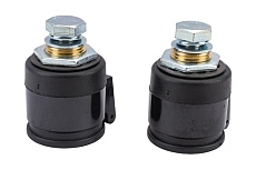 Панельная розетка 35-50 2 шт, защитная крышка Энаргит П35-50-2-ЗКП