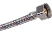 Подводка для воды СТМ сталь, 1/2", гайка-гайка, 200 cм CWFHF200