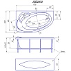 Акриловая ванна Marka One Julianna 170x100 L