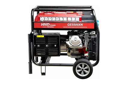 Бензиновый генератор HND GE 5500 XN с двигателем Honda GE5500XN