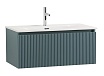 Мебель для ванной BelBagno Uno 80 см 1 ящик, Голубой матовый