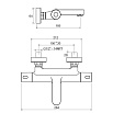 Смеситель для душа Ravak Termo 300 TE 023.00/150 X070097 термостат