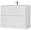 Тумба с раковиной BelBagno Albano 100 см напольная, Bianco Lucido