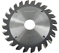 Подрезная пила для форматно-раскроечных станков 100x3.1-4.3/2.2x20 мм, Z=24 KON Woodtec ВИ 325880