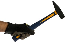 Слесарный молоток с фибергласовой рукояткой 800 г Kraft KT 700704