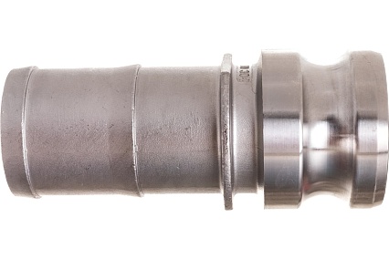 Камлок тип E (ниппель с хвостовиком; 50 мм-2"; нержавеющая сталь) TITAN LOCK TL200ESS
