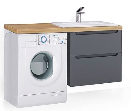 Тумба со столешницей Jorno Wood 120 см под стиральную машинку Тумба со столешницей Jorno Wood 120 см под стиральную машинку