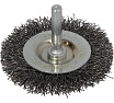 Щетка дисковая 40х10 мм, с хвостовиком, сталь Faster Tools 3491