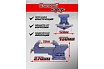 Стальные поворотные тиски с наковальней Forsage 4", 100 мм F-6540604W(58898)