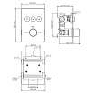 Душевой набор WasserKRAFT Neime A171919 Thermo