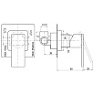 Смеситель для душа Rav Slezak Loira LR583Z
