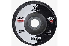 Круг шлифовальный лепестковый 125 мм, Р60 МАНКОР 125.Р60