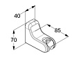 Держатель для душа Kludi Freshline 6455205-00