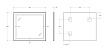 Зеркало BelBagno SPC-KRAFT-900-800-SENS-NERO 90x80 см сенсорный выключатель, черный