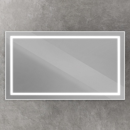 Зеркало BelBagno SPC-KRAFT-1400-800-SENS-AL 140x80 см сенсорный выключатель, сатин