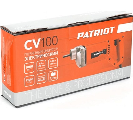 Глубинный вибратор для бетона Patriot CV 100 130301100