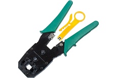 Кримпер для обжима Pro Legend 8P8C, 6P6C, 4P4C, RJ-11, RJ-45 + нож для зачистки PL4941