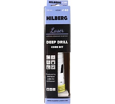 Коронка алмазная по бетону 40х150 мм Laser Deep Drill Hilberg HD340