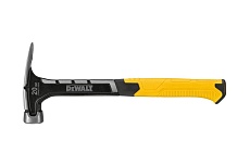 Молоток DeWalt одноэлементный, с прямым гвоздодером, 567 г DWHT0-51054