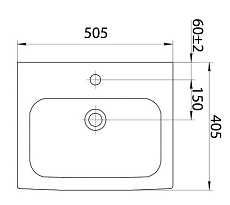 Раковина Iddis 0145000i28 50 см белый