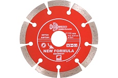 Диск алмазный отрезной Сегментный New Formula (115х22.23 мм) TRIO-DIAMOND S201
