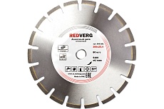 Круг алмазный сегментный по асфальту (300х25.4 мм) Redverg 6621300