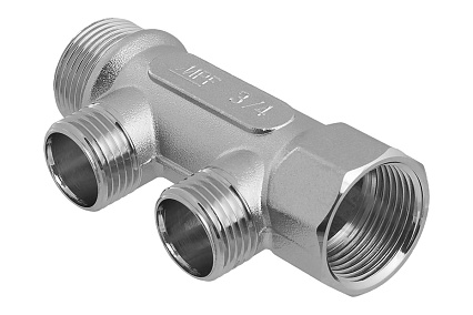 Коллектор MPF 2 выхода х3/4"х1/2", наруж.рез. ИС.071056