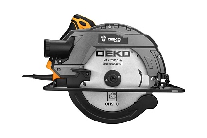 Дисковая (циркулярная) пила Deko DKCS2400-210 2400 Вт, диск 210 мм 063-4319