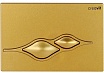 Кнопка смыва Creavit Ufo GP1006.00 золото матовое